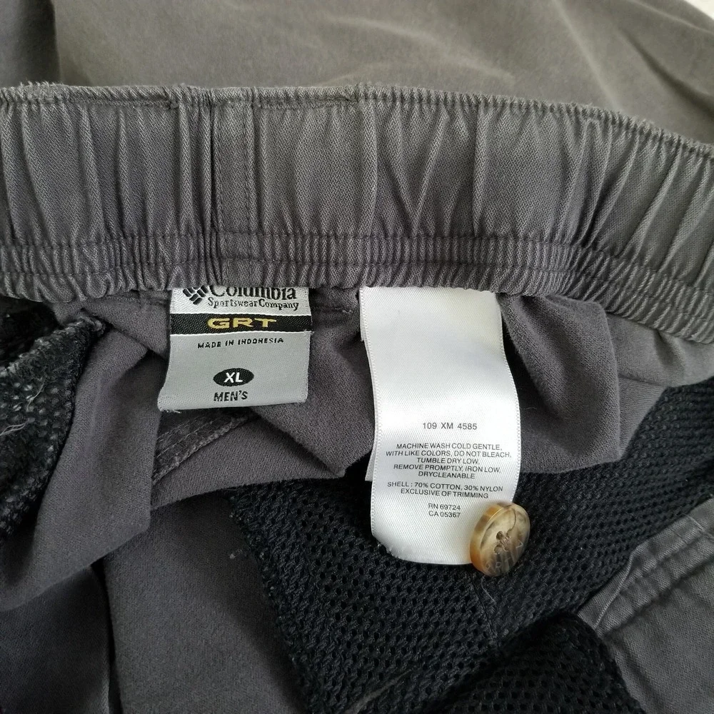 Columbia GRT Cargo Hiking‎ Shorts Mens XL Gray Outdoors Summer Casual Gorpcore